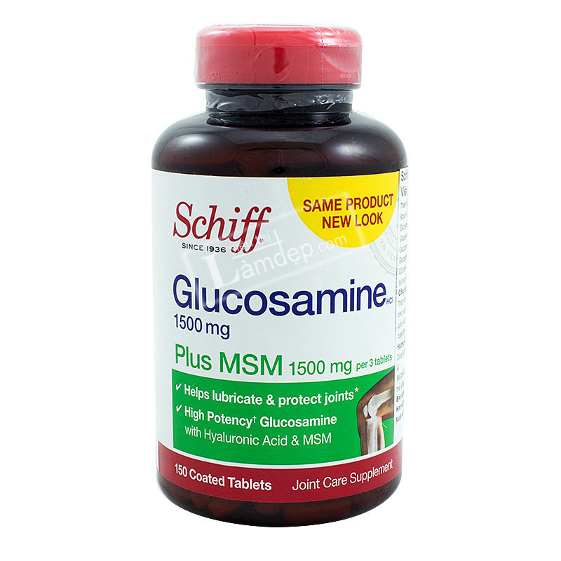 Schiff Glucosamine Plus MSM ( 1500mg x 150 Viên)