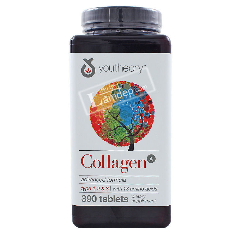 Collagen Youtheory 390 Viên Type 1,2&3 Chính Hãng Giá Rẻ Nhất