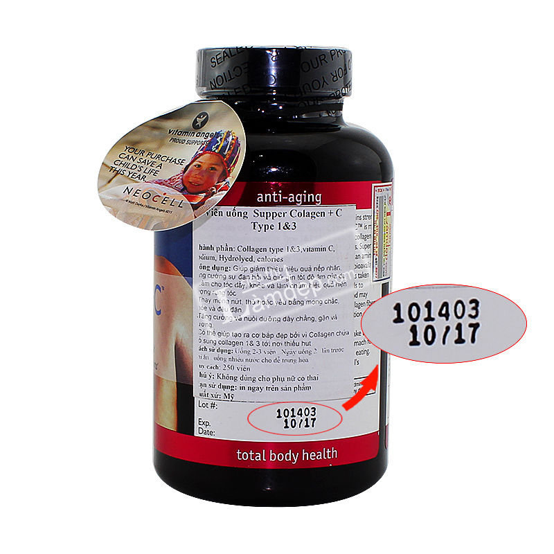 Neocell -  viên Super Collagen Type 1&3 loại 250 viên tốt nhất