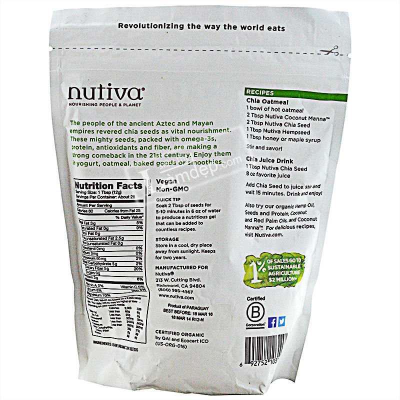 Hạt Chia Nutiva Organic Mua Ở Đâu Giá Rẻ Nhất