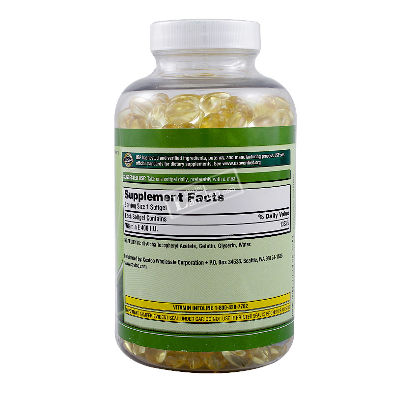 Kirkland Signature Vitamin E 400 IU (268mg x 500 Viên) Có Tốt Không?