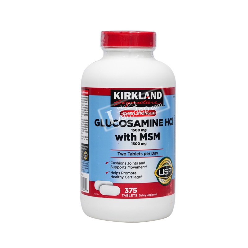 Glucosamine Kirkland HCL & MSM (1500mg x 375 Viên) Giá Bao Nhiêu?