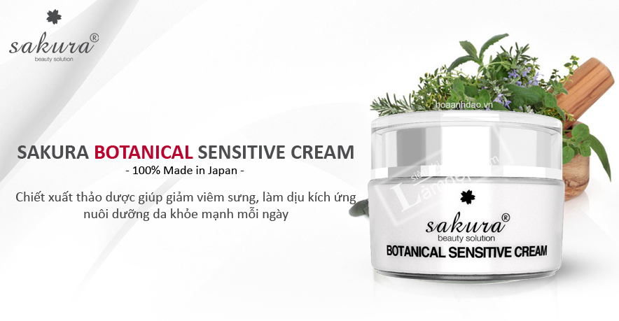 Kem Dưỡng Đặc Trị Da Nhạy Cảm Sakura Botanical Sensitive Cream