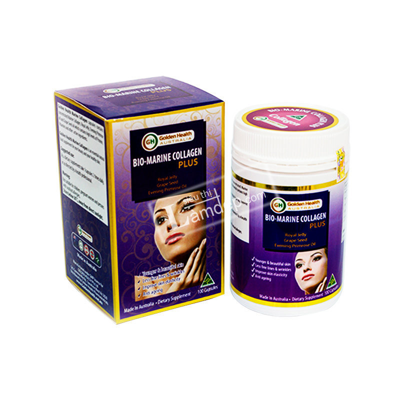 Viên Uống Đẹp Da Bio Marine Collagen Plus Golden Health