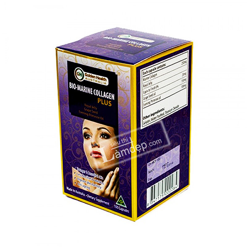 Viên Uống Đẹp Da Bio Marine Collagen Plus Golden Health