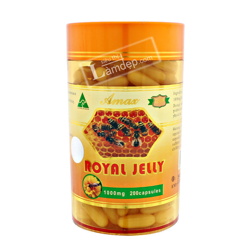 Sữa Ong Chúa Úc Amax Royal Jelly 1000mg x 200viên