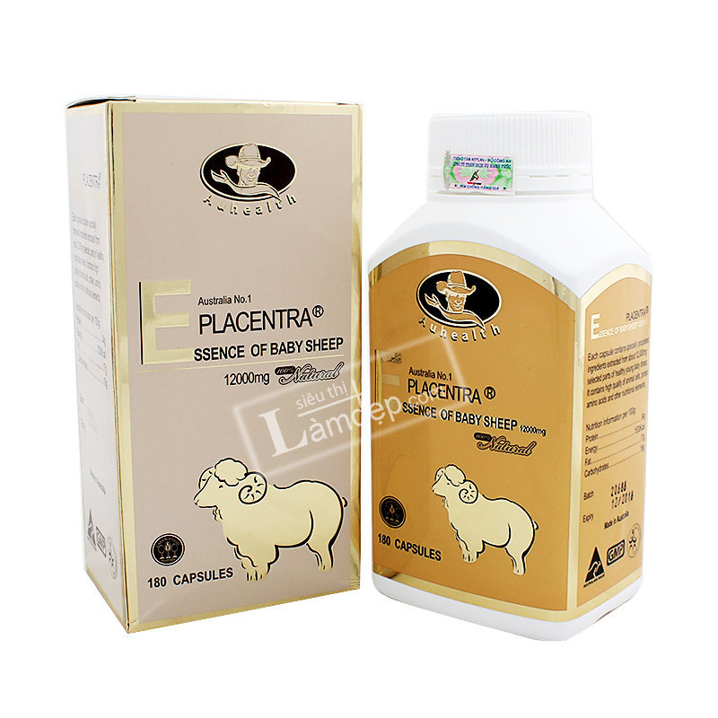 Nhau Thai Cừu Placentra Essence Of Baby Sheep Auhealth 12000mg