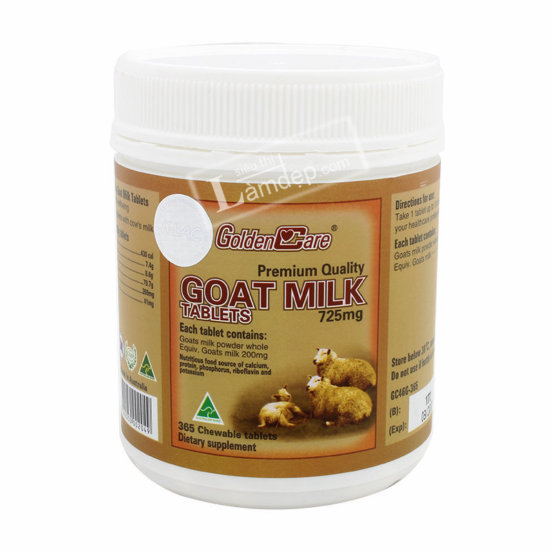 Golden Care Goat Milk 725mg x 365 viên