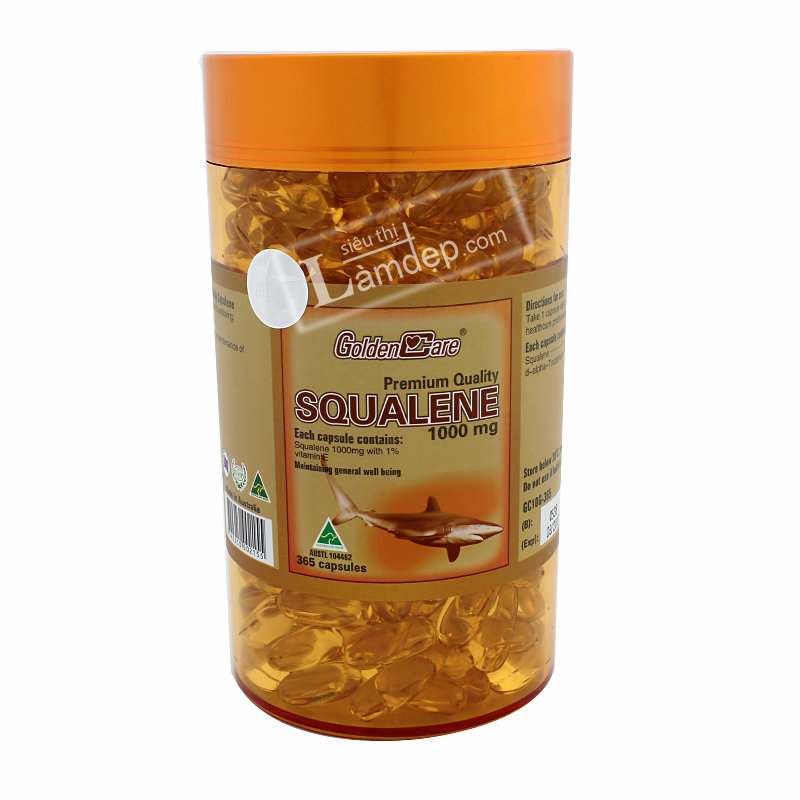 Golden Care Pretimun Quality Squalene (1000mg x 365 Viên)
