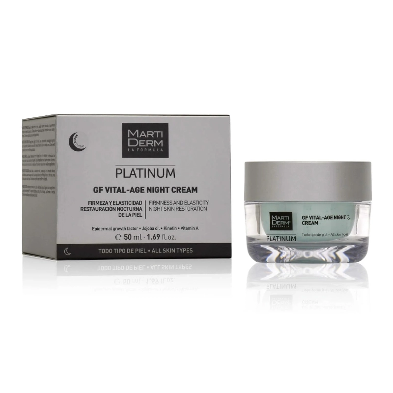 Kem Trị Mụn Trẻ Hóa Da Ban Đêm MartiDerm Platinum GF Vital Age Night Cream chính hãng giá tốt tại Siêu Thị Làm Đẹp