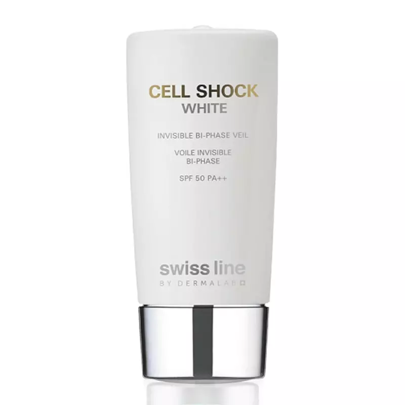 Sữa Chống Nắng Trắng Da Swissline Cell Shock White Invisible Bi-Phase Veil SPF50 PA++ chính hãng giá tốt tại Siêu Thị Làm Đẹp