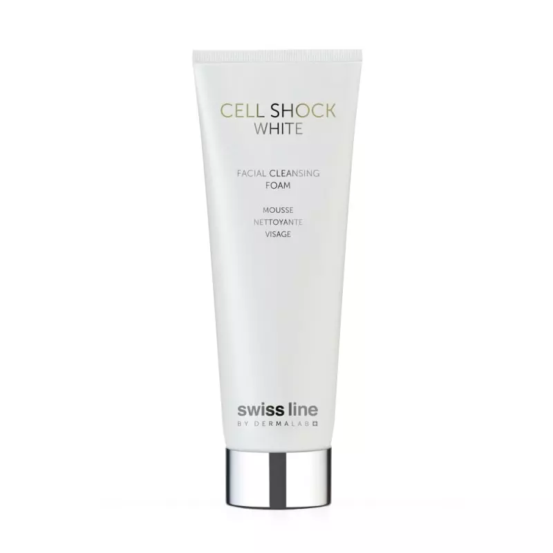 Sữa Rửa Mặt Trắng Da Swissline Cell Shock White Facial Cleansing Foam chính hãng giá tốt tại Siêu Thị Làm Đẹp