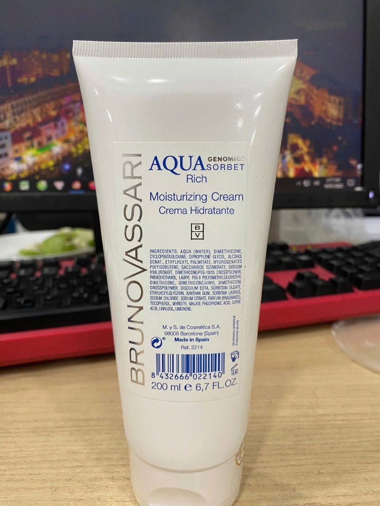 Bruno Vassari Aqua Genomics Sorbet Rich - Kem Dưỡng Ẩm Cho Da Khô (200ml)