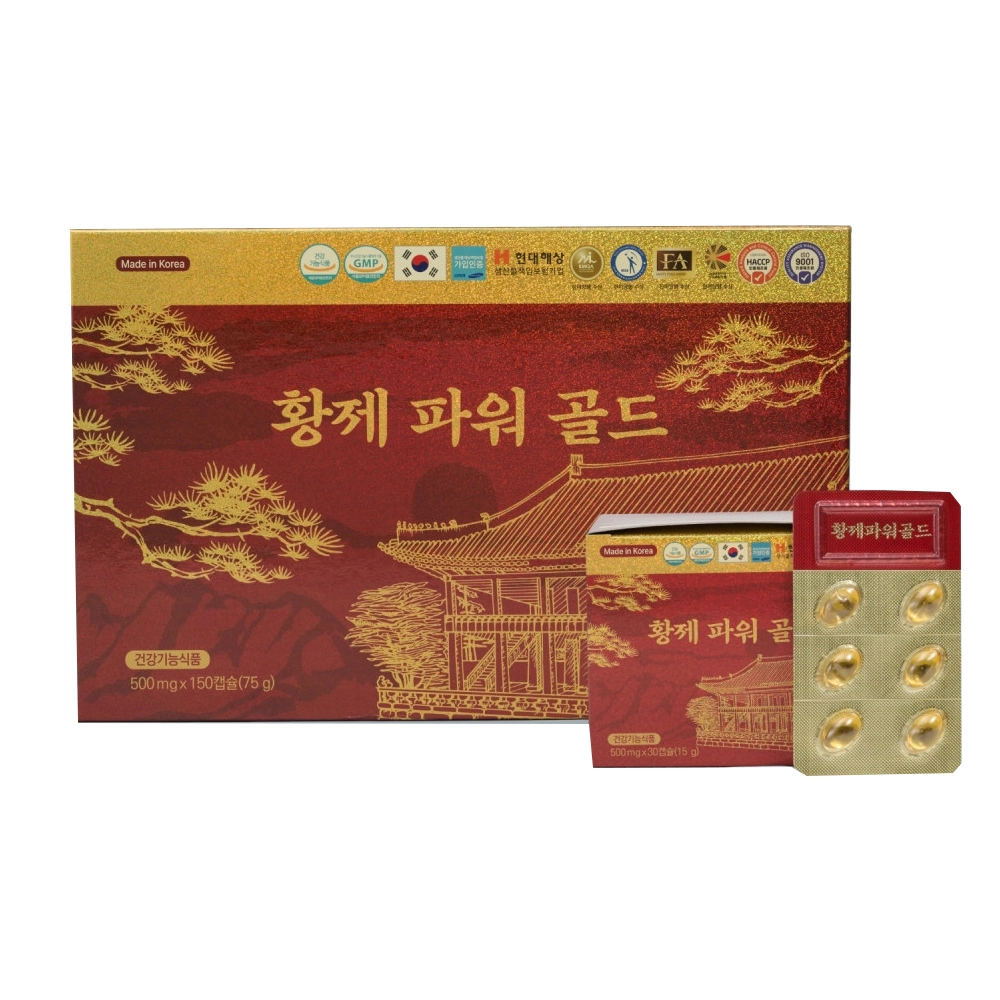 Tinh Dầu Thông Đỏ Chính Phủ Hwangje Power Gold Hàn Quốc 150 Viên