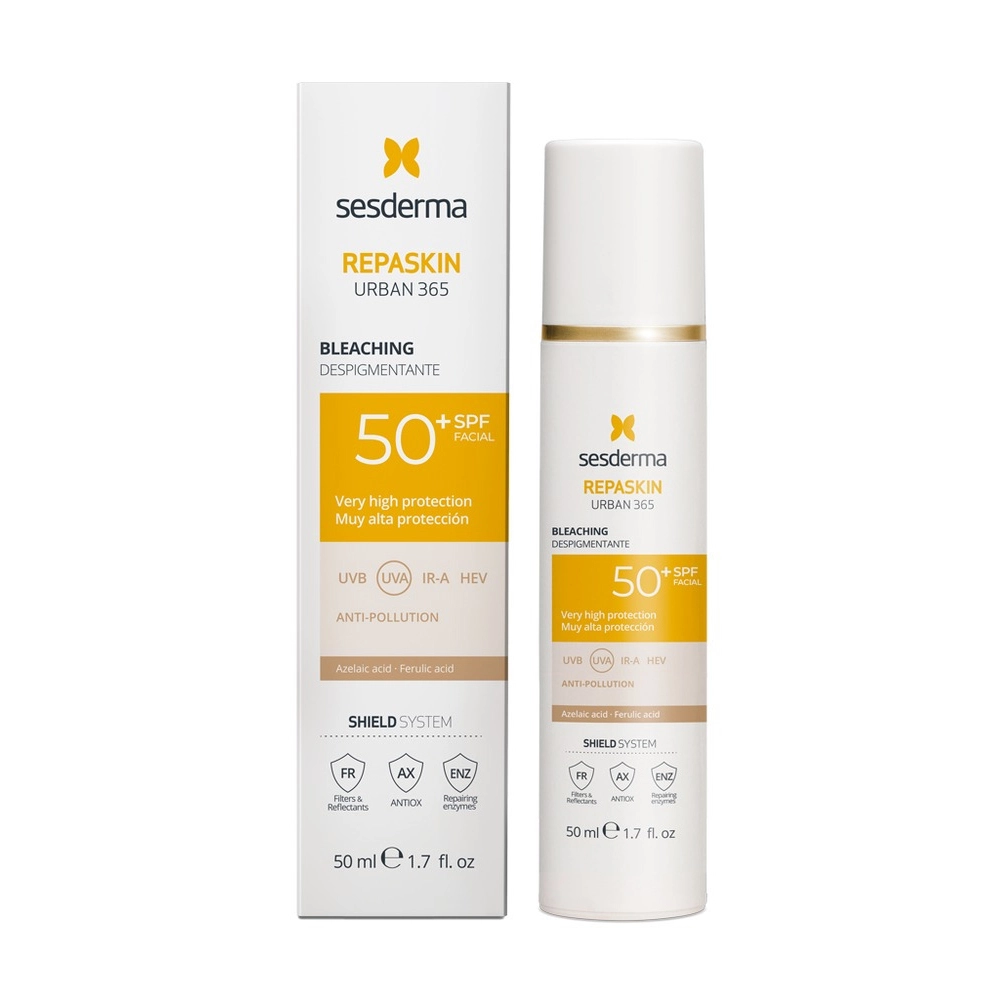 Sesderma Repaskin Urban 365 Bleaching SPF50+ - Kem Chống Nắng Giảm Sắc Tố Và Dưỡng Trắng Da
