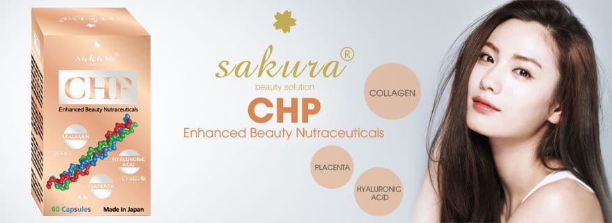 Viên Uống Trắng Da Sakura CHP Enhanced Beauty Nutraceuticals 60 Viên