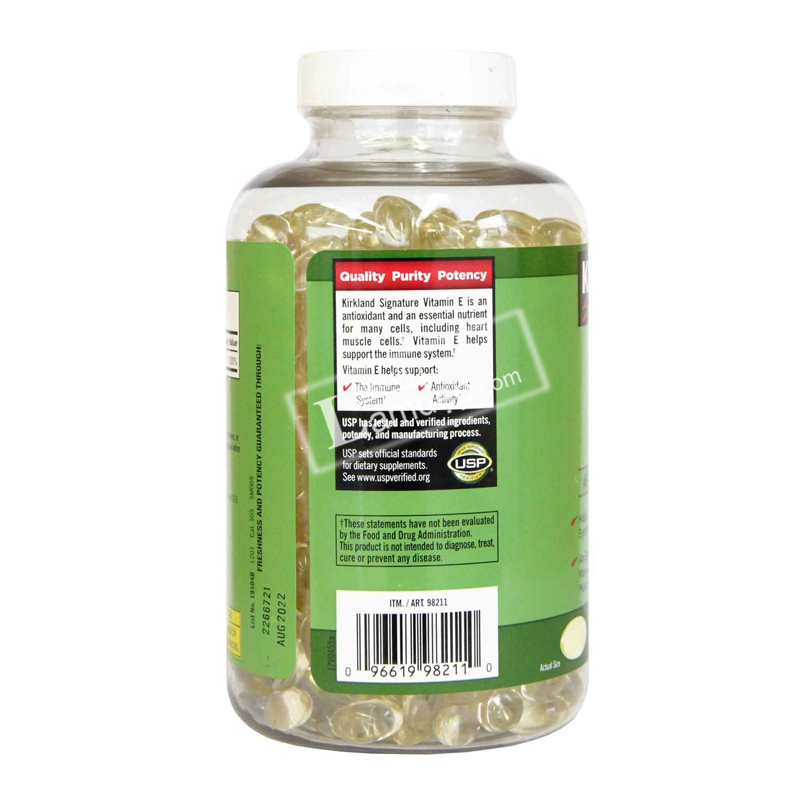 Kirkland Signature Vitamin E 400 IU (268mg x 500 Viên) Có Tốt Không?