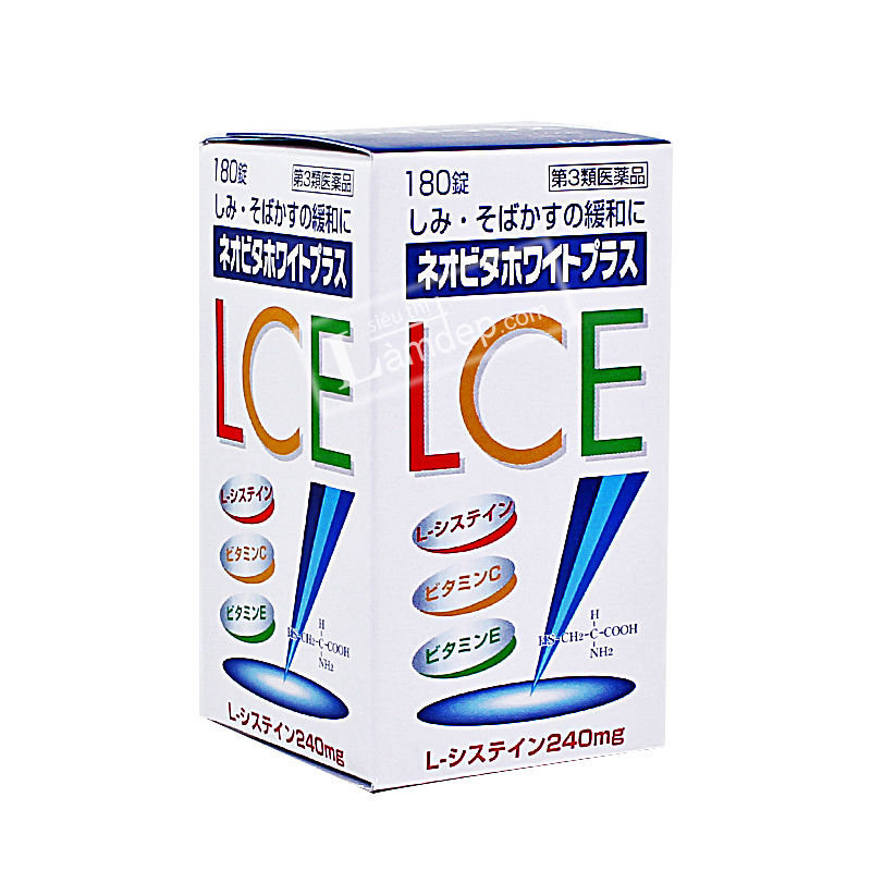 White Plus LCE Viên Uống Trắng Da, Trị Nám, Tàn Nhang Nhật Bản 180 Viên