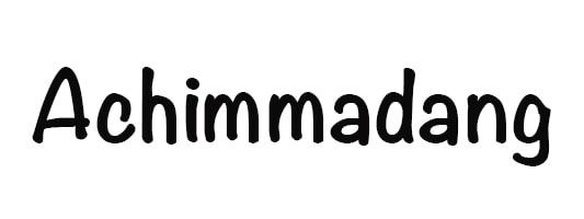 Achimmadang Achimmadang