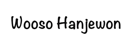 Wooso Hanjewon Wooso Hanjewon