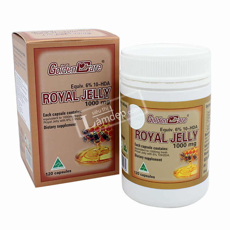 Sữa Ong Chúa Golden Care Royal Jelly (1000 mg x 120 Viên)