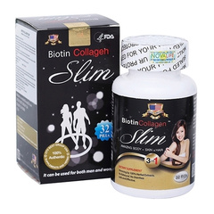 Hình Ảnh Thuốc Giảm Cân BIOTIN COLLAGEN SLIM Đẹp Da Đẹp Tóc Mỹ - sieuthilamdep.com