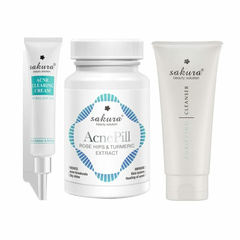 Hình Ảnh Bộ Sản Phẩm Trị Mụn Sakura Cao Cấp Từ Nhật Bản - sieuthilamdep.com