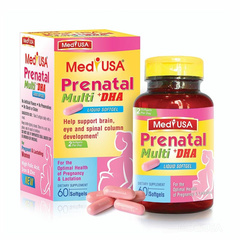 Hình Ảnh Viên Uống Vitamin Tổng Hợp Cho Bà Bầu MediUSA Prenatal Multi +DHA - sieuthilamdep.com