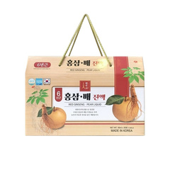 Hình Ảnh Nước Hồng Sâm Lê Red Ginseng Pear Liquid Hàn Quốc - sieuthilamdep.com