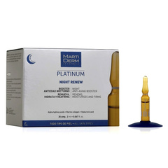 Hình Ảnh MartiDerm Platinum Night Renew Ampoule - Tinh Chất Chống Lão Hoá Tái Tạo Da Ban Đêm - sieuthilamdep.com
