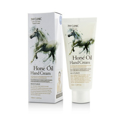 Hình Ảnh 3W Clinic Horse Oil Hand Cream - Kem Dưỡng Da Tay Từ Dầu Ngựa, Tùy Chọn: Horse Oil - sieuthilamdep.com