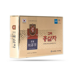 Hình Ảnh Trà Hồng Sâm Buleebang Korea Red Ginseng Tea Hộp Giấy Hàn Quốc - sieuthilamdep.com