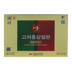Hình Ảnh Sâm Lát Tẩm Mật Ong Daesan Sliced Korean Red Ginseng (20gr x 10 gói) - sieuthilamdep.com