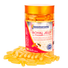Hình Ảnh Sữa Ong Chúa Boomerang & Collagen Royal Jelly (1400mg x 360 Viên) - sieuthilamdep.com