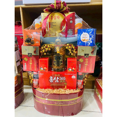 Hình Ảnh Giỏ Quà Tết Sức Khoẻ Sâm Hàn Quốc - GQ179 - sieuthilamdep.com