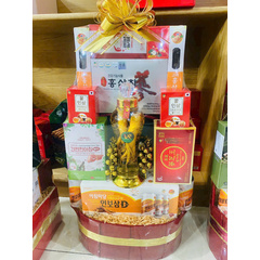 Hình Ảnh Giỏ Quà Tết Sức Khoẻ Sâm Hàn Quốc - GQ299 - sieuthilamdep.com