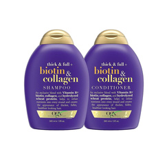 Hình Ảnh OGX Thick-Full Biotin - Collagen - Bộ Dầu Gội Và Dầu Xả (385ml), Tùy Chọn: 385ml - sieuthilamdep.com