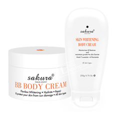 Hình Ảnh Bộ Kem Dưỡng Trắng Da Toàn Thân Sakura Body Whitening Cream - sieuthilamdep.com