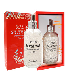 Hình Ảnh Serum Dưỡng Trắng Chống Lão Hóa Bạc 99.9% Angels Liquid Silver Nine Premium Ampoule Pure Silver - sieuthilamdep.com