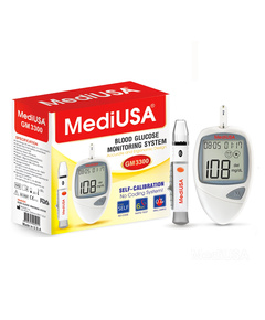 Hình Ảnh Máy Đo Đường Huyết MediUSA Blood Glucose Monitoring System GM3300 - sieuthilamdep.com