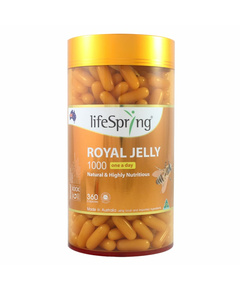 Hình Ảnh Sữa Ong Chúa LifeSpring Royal Jelly 1000mg 360 Viên - sieuthilamdep.com