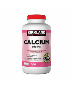 Hình Ảnh Viên Uống Bổ Sung Canxi Kirkland Signature Calcium 600mg + D3 (500 Viên) - sieuthilamdep.com