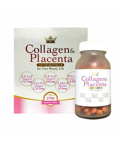 Hình Ảnh Viên Uống Trắng Da Collagen Placenta 5 in 1 Cao Cấp Từ Nhật Bản - sieuthilamdep.com