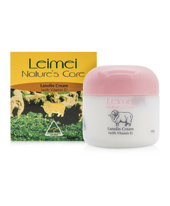 Hình Ảnh Kem Dưỡng Trắng Da Tinh Chất Mỡ Cừu Và Vitamin E Natures Care Leimei Lanolin Cream With Vitamin E 100g - sieuthilamdep.com