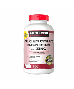 Hình Ảnh Viên Uống Bổ Khớp Kirkland Calcium Citrate Magnesium and Zinc - sieuthilamdep.com
