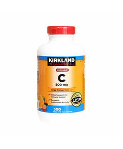 Hình Ảnh Viên Uống Bổ Sung Vitamin C Kirkland Signature Vitamin C (500mg x 500 Viên) - sieuthilamdep.com