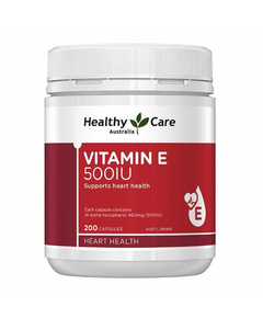 Hình Ảnh Viên Uống Bổ Sung Vitamin E Healthy Care Vitamin E 500IU - sieuthilamdep.com