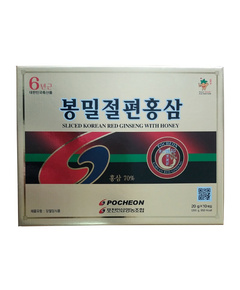 Hình Ảnh Hồng Sâm Lát Tẩm Mật Ong Pocheon Sliced Korean Red Ginseng With Honey - sieuthilamdep.com