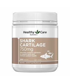 Hình Ảnh Viên Bổ Khớp Sụn Vi Cá Mập Healthy Care Shark Cartilage (200 Viên x 750mg) - sieuthilamdep.com