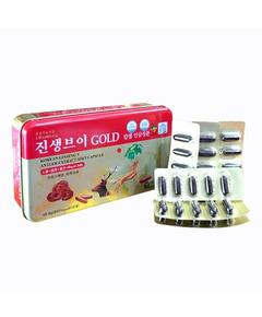 Hình Ảnh Viên Linh Chi Hồng Sâm Nhung Hươu Dongwon Korean Ginseng V Antler Extract Soft Capsule Gold 60 Viên - sieuthilamdep.com
